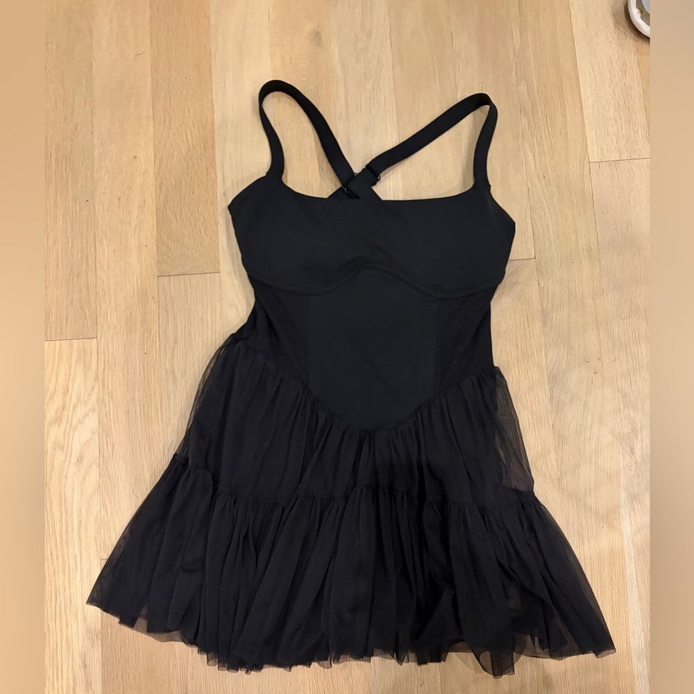 POPFLEX Corset Pirouette Dress Black Large